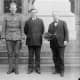 Pictured, left to right, Representative Cordell Hull, Sergeant Alvin C. York, Senator Kenneth McKellar, and Senator George E. Chamberlain.