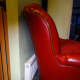 New half height radiator behind the sofa
