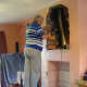 A friend helping me a few years ago to add an arched recess above the old fireplace