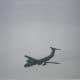 A C-141B over Joint Base Andrew, MD