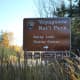 Turn here to visit the Voyageurs National Park Rainy Lake Visitor Center.