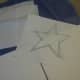 Drawing the star.