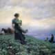 The Cabbage Field, circa 1910. This piece really speaks to me also. I really love Curran's work, the more I view it. Simply sensational.
