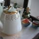 Coffee warmer with electric hot plate by Hall China