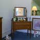 Two-drawer Oak Dresser with Mirror