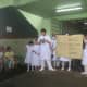 4. Interns conducting a lecture on Rabies and Bites