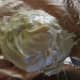 Allow the white chocolate shell layer to harden.