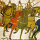 Bayeux Taprestry depicting the Norman invasion and conquest. (1066)