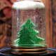 Snow globe using a mason jar