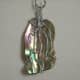 Wire Wrapped Abalone Shell Pendant # 5 Front