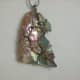 Wire Wrapped Abalone Shell Pendant # 4 Back