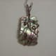 Wire Wrapped Abalone Shell Pendant # 2