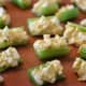 Egg salad in celery bits