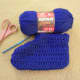 Use the right tools and yarn when crocheting 
