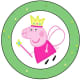 Peppa Pig Grass Cupcake Topper