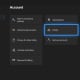 Select "Account" in the list of options on the left side of the screen, and then choose "Family" on the right side of the screen.
