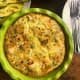 Crustless salmon quiche