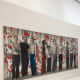 The Norwegian contemporary artist Sverre Koren Bjertnæs is represented with the painting "Rune Red, Tor Olav, Kenta, Dennis, Nader, Rune, Henrik, Kirupa, Daniel and Shahab", 2002. He started his art education when he was 11 years old.