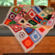 Finished granny - bordered afghan; each square is different!