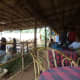 Buffet restaurant for beach hut dwellers at Estrela do Mar.