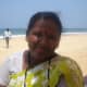 Women masseur outside Estrela Do Mar Beach Resort. She was very humble, always smiling, I remember her even smiling when talking about a few people drowning in the sea in front of us a few days ago we visited that place. She was funny, as you can