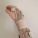 This wrist brace helps to maintain a safe wrist position.