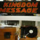 &quot;Kingdom Message&quot; display of various records and speakers used in the early times of Jehovah's organization.