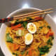 In Malaysia curry noodles known as mie kari.