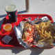 Red's Famous Lobster Roll and fries.