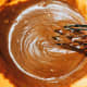 Whisk in the melted chocolate.