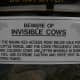 Mauna Kea Sign - Beware of Invisible Cows