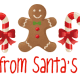 Personalized Santa letter 5: gingerbread man and candy canes