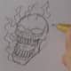 Start to draw the flames