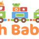 &quot;Oh Baby&quot; free baby clipart with colorful train
