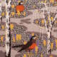 "Robins and Crocuses" Wallpaper Design by Charles Burchfield 1929