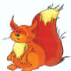 I wonder what the squirrels thought of that strobe light?