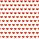 hearts on fire scrapbook paper: white background