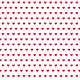 Red hearts scrapbook paper: white background