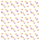 Free candy hearts scrapbook paper: white background