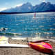 Windsurfing on Jackson Lake