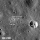 August 2009. Second image of Apollo 11 Site. (See link for more info on labeled instruments.)
