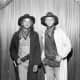 Scott and Chris in their 20's. They finally graduated to the outlaws they wanted to be. This is one of the last times Knott's made pictures on tin-type. With the advent of digital photography, the darkroom and the choices of media they offered disapp