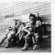 1955 - My Washington relatives, Paul and Jerry Curtindale, my brother and me.