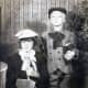 Christmas 1980 - Scott and Chris - They were not happy that I made them dress as school boys. They wanted to be outlaws.