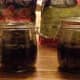 One open and one closed terrarium ready for observation. Place them in a well lit area but not in direct sunlight. Artificial lighting may be used if necessary in the classroom.
