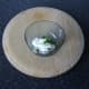 Mayo, garlic and chives are combined in a small bowl