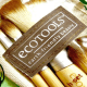 Ecotools makeup brushes with a handy pouch