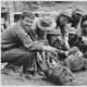 Civilian Conservation Corps in Idaho, Salmon National Forest: Camp F-167, "CCC boys... ready to transplant beaver from a ranch location where they were damaging crops to a Forest watershed location. circa 1938