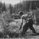 Civilian Conservation Corps in Idaho, Boise National Forest circa 1933.