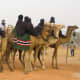 Camel riders at the Argungu fishing festival